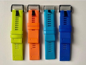 garmin wristband holder bracelet watch 3d print model - Mito3D