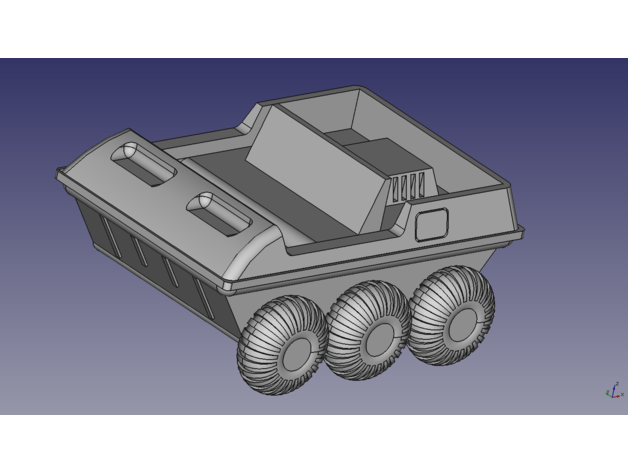 Platz 1999 Mond Buggy 3D print model - Mito3D