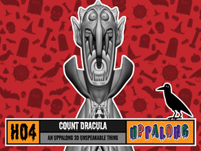compter Dracula créature Halloween décoration vacances monstre statue vampire vampires 3d print model - Mito3D