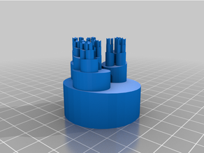 iterado bambú brotes función 3d print model - Mito3D