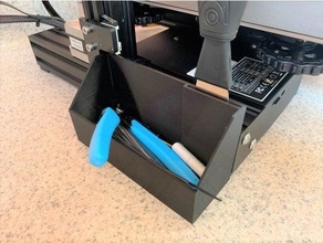 ender 3 pro tool caddy creality toolbox holder 3d print model - Mito3D