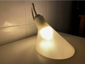 cone lamp 3d printer design desk decor led light minimalist 3d print model - Mito3D