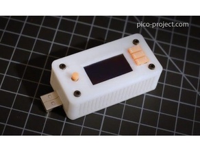 pico - pi oled case rev 2 display p4wnp1 raspberry 3d print model - Mito3D