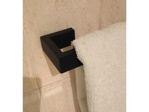 towel rail bathroom accessories holder 3d print model - Mito3D