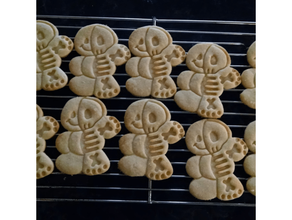 gingerbread man skeleton cookie cutter cutters cookies halloween kitchen 3d print model - Mito3D