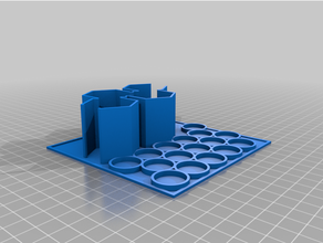 Oye pez insertar tablero juegos juego mesa inserciones 3d print model - Mito3D
