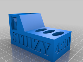 stiiizy biiig battery stand 3 pods holder vape 3d print model - Mito3D