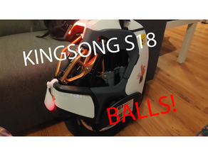 kingsong s18 posteriore clip luce gancio 3d print model - Mito3D