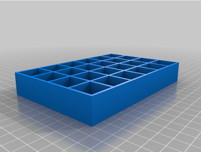 étalonnage cube grille 3d print model - Mito3D