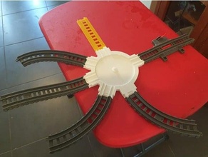Thomas copains trackmaster train plaque tournante 3d print model - Mito3D
