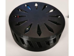 smoke detector enclosure - rauchmelder geh alarm 3d print model - Mito3D