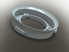 moulinex masterchef base bowl aluminium kitchen reparation 3d print model - Mito3D