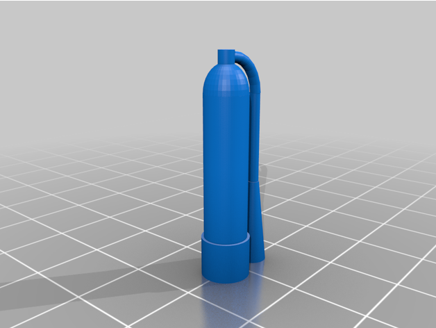 extintor 1 25 escala 3D print model - Mito3D