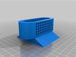 wireless phone holder container stand 3d print model - Mito3D