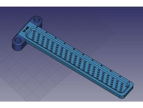slim gauge 100 mm crafting hobby measure measurement tool ruler shop square woodworking workshop 3d print model - Mito3D