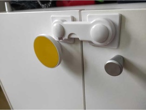 Ikea lja tiroir bouton 149707 ersatz déjouer flja griff Schubladengriff Stuva 3d print model - Mito3D