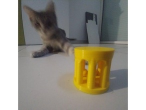 chat cylindre 3d print model - Mito3D