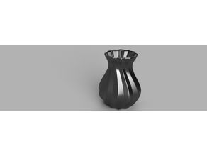 filetiert Vase 3d print model - Mito3D