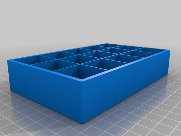 battery storage tray 9v aaa box case holder aa 3D print model - Mito3D