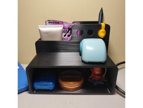 desktop organizer container desk office organization 3d print model - Mito3D