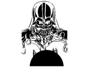 Darth Vader şablon 4 anakin gökyüzü gezgini karanlık Darthvader Sith sithlord Kral Yıldız Savaşları 3d print model - Mito3D