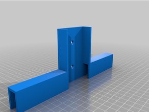 drywall t-square mount 3d print model - Mito3D