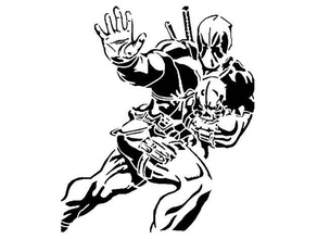 Deadpool şablon 16 hayret çizgi roman Evren wade Wilson x Men erkekler 3d print model - Mito3D