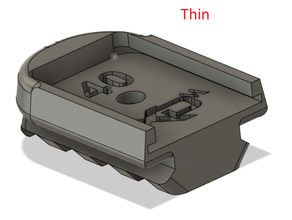 Springfield armeria xdm base rotaia mantisx 40 piatto rivista mantide montare picatinny 3d print model - Mito3D