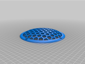 neu gemischt verhexen Grills Grill Hexagon Lautsprecher Rad 3d print model - Mito3D