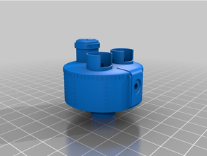 monitör vapur tank aqmf Steampunk tanklar 3d print model - Mito3D