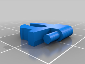 openlock clip hinge - separated version connection rpg tabletop toy 3d print model - Mito3D