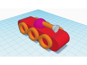 tanque martín mk1 diseño producto formas juguete 3d print model - Mito3D