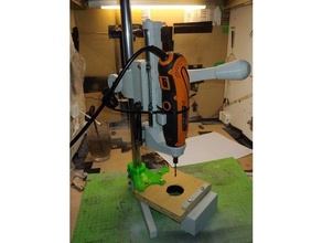 holder tacklife rtd35acl + alternative base drill press mount 3d print model - Mito3D
