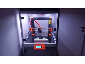 premium 3d printer enclosure drucker geh einhausung accessory customizable filament spool holder prusa i3 smart universal 3d print model - Mito3D