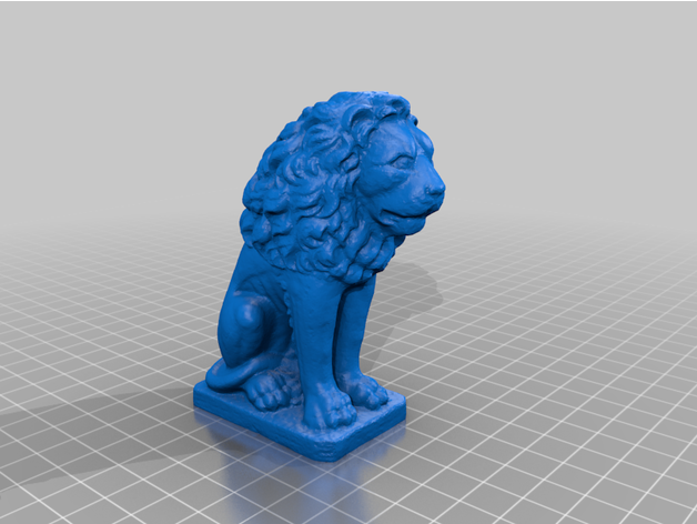 aslan heykel wen statue 3D print model - Mito3D