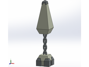 galleggiante obelisco dnd dungeon draghi fantasia tavolo terreno 3d print model - Mito3D