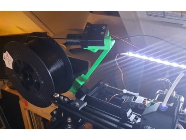 ender 5+ direct drive filament guide detection 3D print model - Mito3D