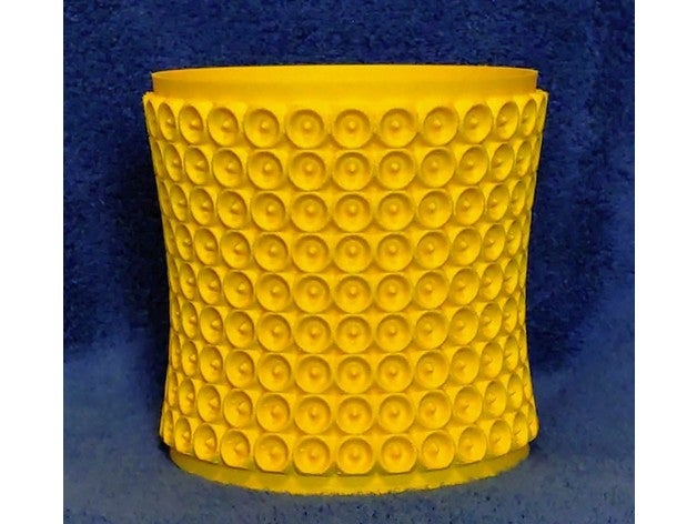 Bullseyeone çanak konteyner vazo 3D print model - Mito3D
