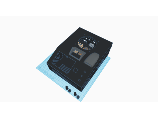 control box mks sgen v2+mks ts35 3D print model - Mito3D