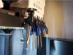 printer tool rack ender 3 pro hanging pliers holder 3d print model - Mito3D