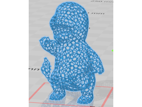 mesh charmander pokemon figures 3d print model - Mito3D