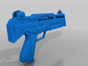 dass jennir blaster pistol v2 clone wars starwars star 3d print model - Mito3D
