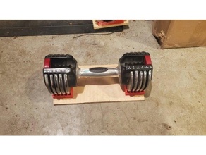 pro form dumbbell plate holder proform weight 3d print model - Mito3D