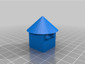 cube face hat 3d print model - Mito3D