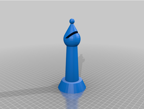 xadrez peça 3d print model - Mito3D