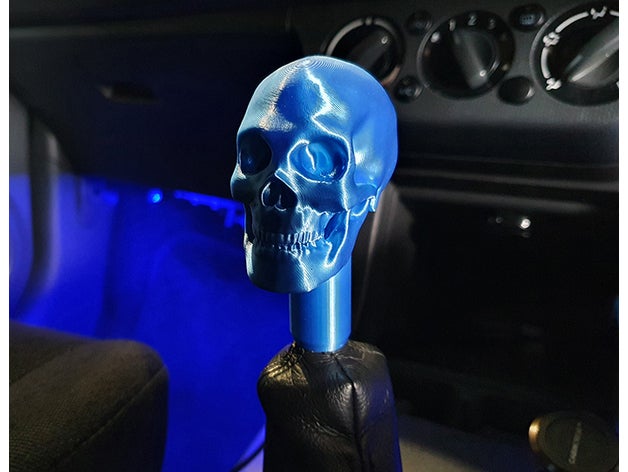 skull gear shifter 3D print model - Mito3D