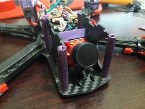 Marslı ii caddx ratel arka plaka fpv kamera binmek 3d print model - Mito3D
