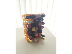 5x7 vertical lipsticks holder lipstick organizer 3d print model - Mito3D
