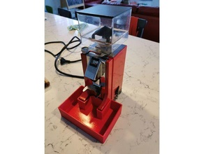 coffee spill tray sab mignon grinder 3d print model - Mito3D