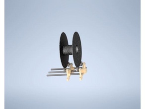 spool support filament holder 3d print model - Mito3D